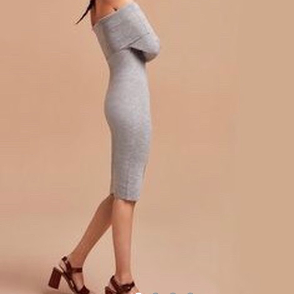 SOLD : Wilfred Off Shoulder Leonie Midi Dress